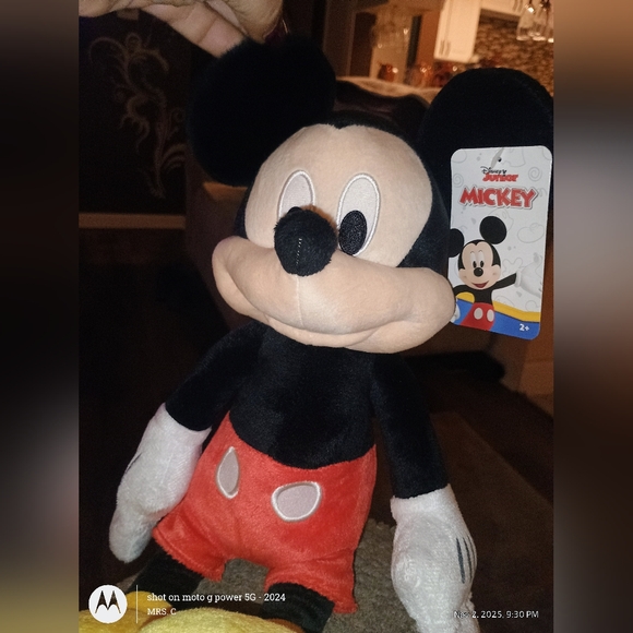 Mickey Mouse Clubhouse 15.5" Plush Mickey Mouse New W Tags Large - Picture 3 of 9